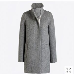 J. Crew City Coat Grey